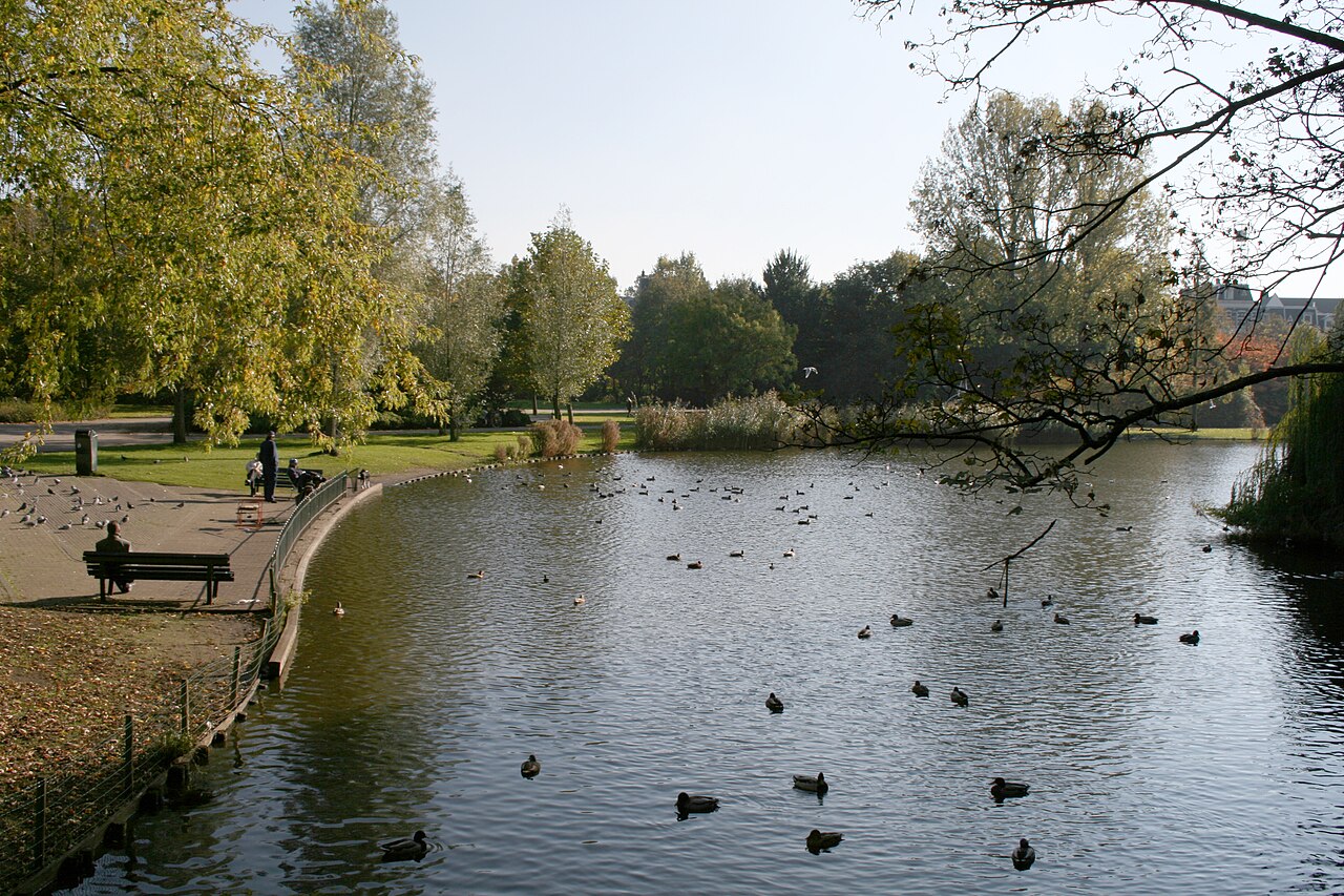Oosterpark, a city park in Amsterdam