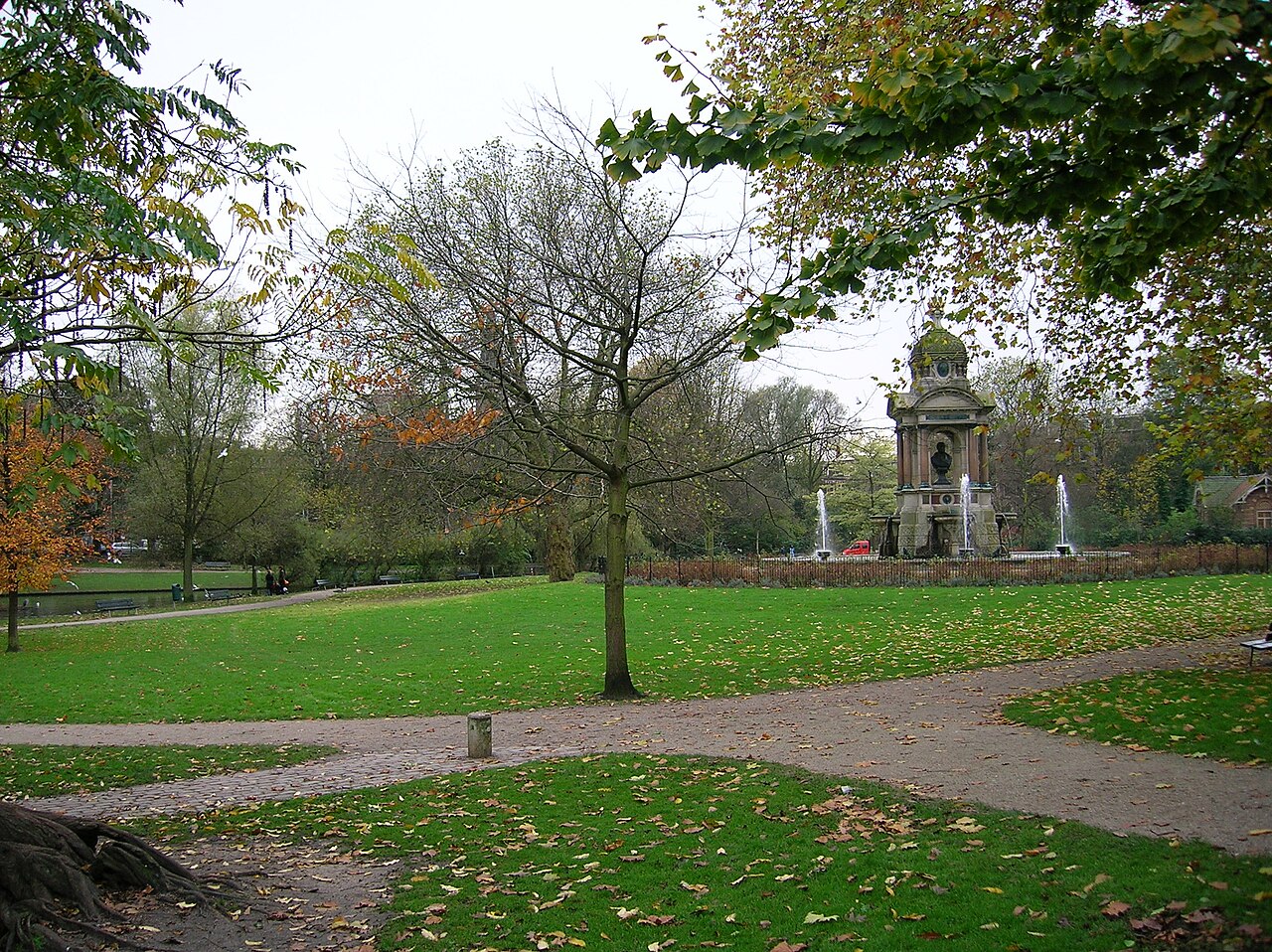 Sarphatipark, a city park in Amsterdam