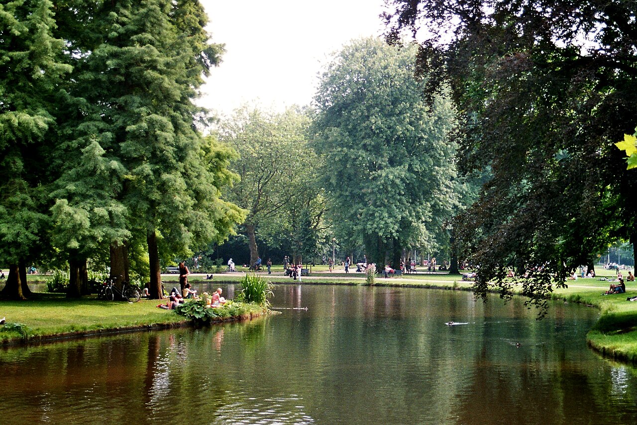 Vondelpark, a city park in Amsterdam